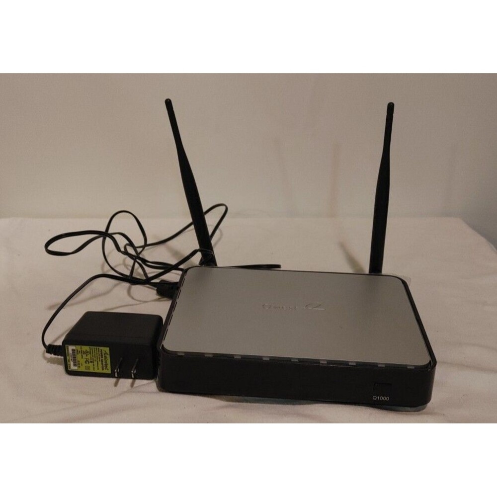 Actiontec Q1000 4-Port Gigabit Wireless N Router With Power Cord Quest